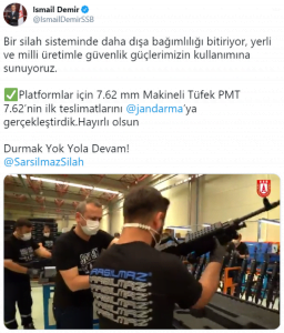 Jandarmaya Platformlar İçin PMT 7.62 Teslimatı 8 8221F69A D397 4E95 B6F1 33794DF20963