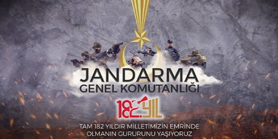 Jandarma 182 Yaşında