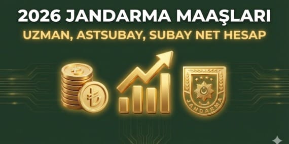 2026 Jandarma Maaşları: Uzman Çavuş, Astsubay ve Subay Zamlı Maaş Tablosu