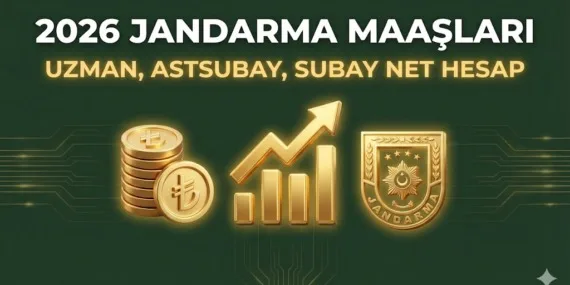 2026 Jandarma Maaşları: Uzman Çavuş, Astsubay ve Subay Zamlı Maaş Tablosu
